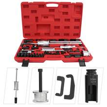 SHIOUCY Injector Removal Tool Kit, Fuel Injector Puller Set, Automotive Disassembly Tool Kit, Vehicle Maintenance Tool Collection With Toolbox For Car Truck Professional Mechanic DIY - Modern - View 5