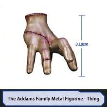 Simba Jada Toys官方出品《亚当斯一家》星期三2.5英寸金属收藏人偶 - 彩色 - 查看 10