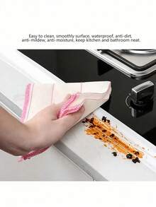 2 条防霉密封胶带，自粘密封条，采用 PVC 材料制成，背面带粘合剂，适用于浴室浴缸、马桶、厨房水槽和墙壁周围的密封。 - A-白色 - 查看 7