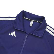 Adidas Tween Girl' Sports Jacket, Wind-Resistant Lightweight Jacket, Spring/Autumn School Activity Wear - Blue - View 3