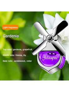 1pc Car Air Vent Fragrance Creative Rotating Fan Lasting Fragrance Deodorizer Car Interior Decor, Air Conditioning Aromatherapy Diffuser - A - View 18