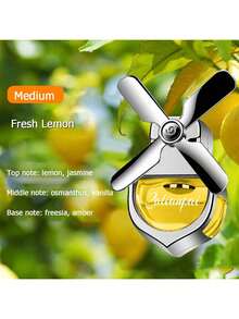 1pc Car Air Vent Fragrance Creative Rotating Fan Lasting Fragrance Deodorizer Car Interior Decor, Air Conditioning Aromatherapy Diffuser - A - View 13