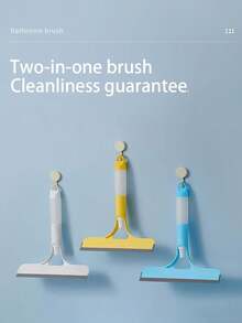 1pc Multifunctional Glass Cleaning Brush With Built-In Spray Bottle And Squeegee, Streak-Free Window Cleaning Tool, Household Cleaning Tool, 3-In-1 Cleaning Scraper, Heavy Duty Window Scraper, Window Cleaning Kit - Multicolor - View 9