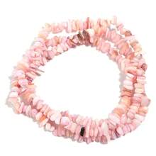 1 pieza Hebra de cuentas de piedra de concha de colores de 8X5mm, cuentas sueltas de estilo hawaiano de playa de verano para pulsera, collar, accesorios de llavero DIY hechos a mano - Conchas y grava - Ver 16