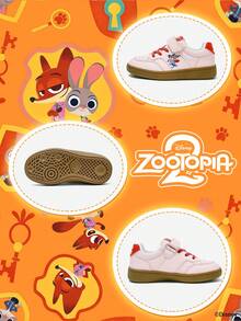 Disney 1双正品Judy & Nick Animal City 2儿童运动鞋，适合日常、假日、户外活动，舒适、防滑、耐穿、透气。 - 粉色 - 查看 4