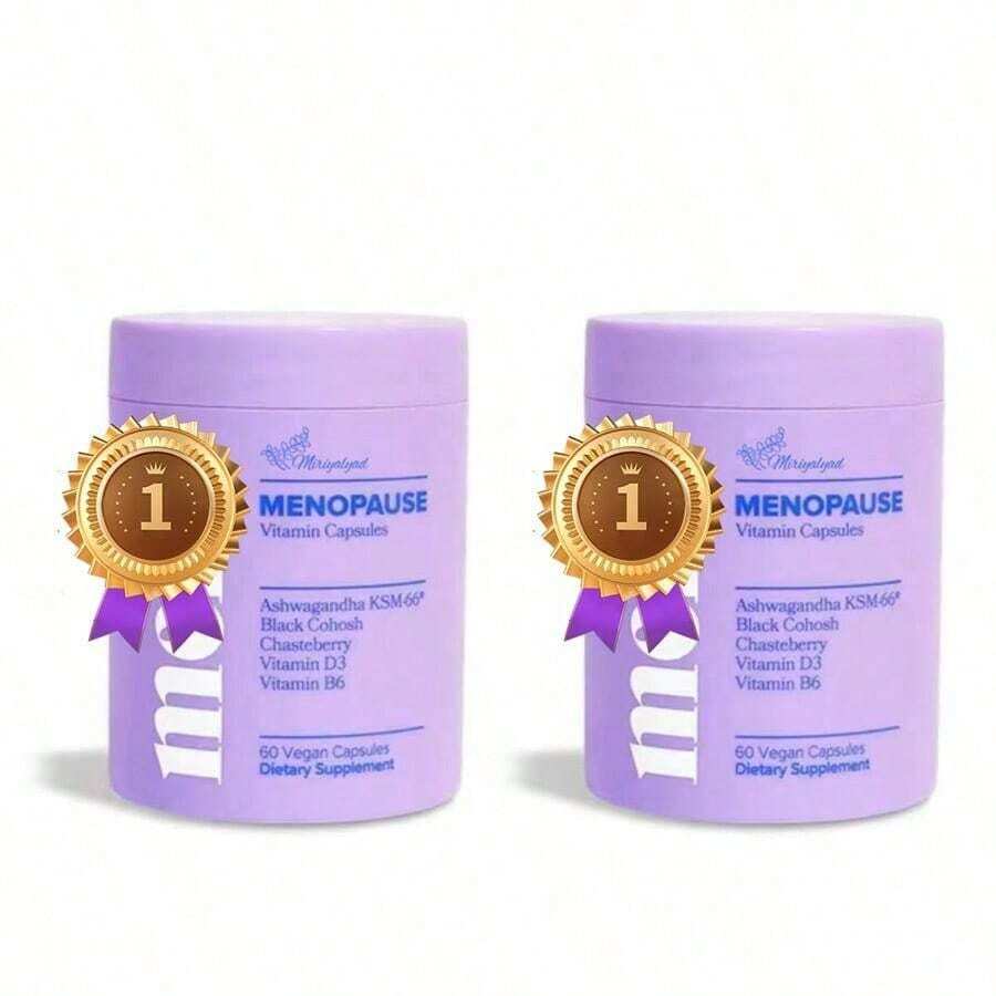 MENO – Daily Menopause Support Vitamins With Black Cohosh, Ashwagandha & B6 – Hormone-Free Vegan Formula – 30 Servings - 2pcs - 查看 1