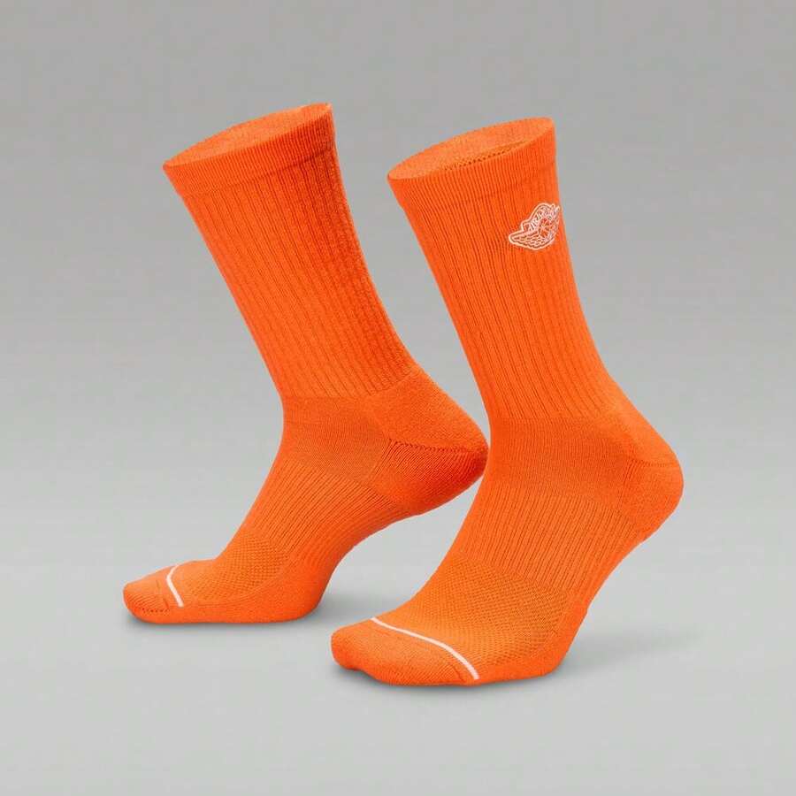 Jordan 男女通用 U J ED CUSH PLY RARE AIR 中筒袜 IF1616-800 - 橘色 - 查看 1