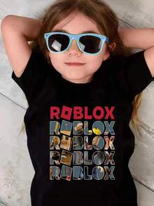Tween Boys Game Pattern 100% Cotton Round Neck T-Shirt, Vibrant Game Controller And Coin Design, Black Tee With Game Lettering, Youth Video Game Shirts, Regular Length, Funny Gamer Cotton T-Shirt, Game Art Print Tops, Teens – Gaming Shirt Gift Idea For Kids, Fashion, Fun. Soft Breathable Clothes Girl's/Boy's,Comfortable Material,Comfortable Fit,Soft Material,Comfortable Material - màu đen - Xem 3