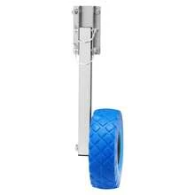SHIOUCY Blue Stainless Steel Inflatable Boat Trailer Wheels, 9.84" Tire 330.7lbs Max Load Boat Launching Wheels For Beach Short Distance Moving - Azul - Ver 5