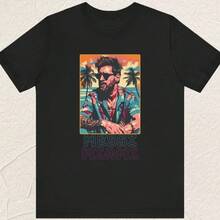 Leo Messis In Miami Cool T-Shirt, MessisMiami Uni Tee Model 1 - 黑色 - 查看 1