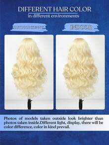 200 Density Body Wave 13x4 Hd Lace Frontal Wig Blended Human Hair 13x4 Honey Blode #613 Hd Pre Plucked Lace Wigs For Women Lace Front Hair Wigs - S613 - View 10