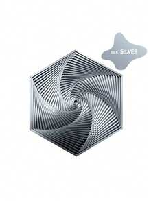 1个3D打印幻觉螺旋六边形减压创意新奇玩具 - 彩色 - 查看 15