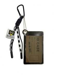 1 pièce Porte-carte PVC transparent de couleur bonbon Y2K - Étui transparent pour pass de bus/repas/accès avec charm de suspension holographique, accessoire de sac en gelée, retour à l'école et streetwear 2025 pour femmes, petit portefeuille, porte-monnaie, porte-cartes, portefeuille mignon, portefeuille vintage - Multicolore - Voir 4