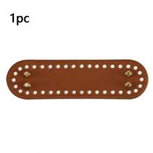 4 colores 18*5cm Ovalado Hecho a mano Crochet Fondo plano, Accesorios para hacer bolsos y carteras DIY - Multicolor - Ver 12