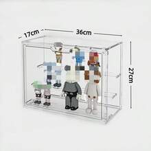 1pc Multi-Function Transparent Acrylic Storage Box - Dust-Proof Display Case Suitable For Models, Tools And Books | Transparent Storage Container, Product Display Rack, Bag Storage, Toy Storage, Shoe Storage, Cosmetic Storage - Multicolor - View 6
