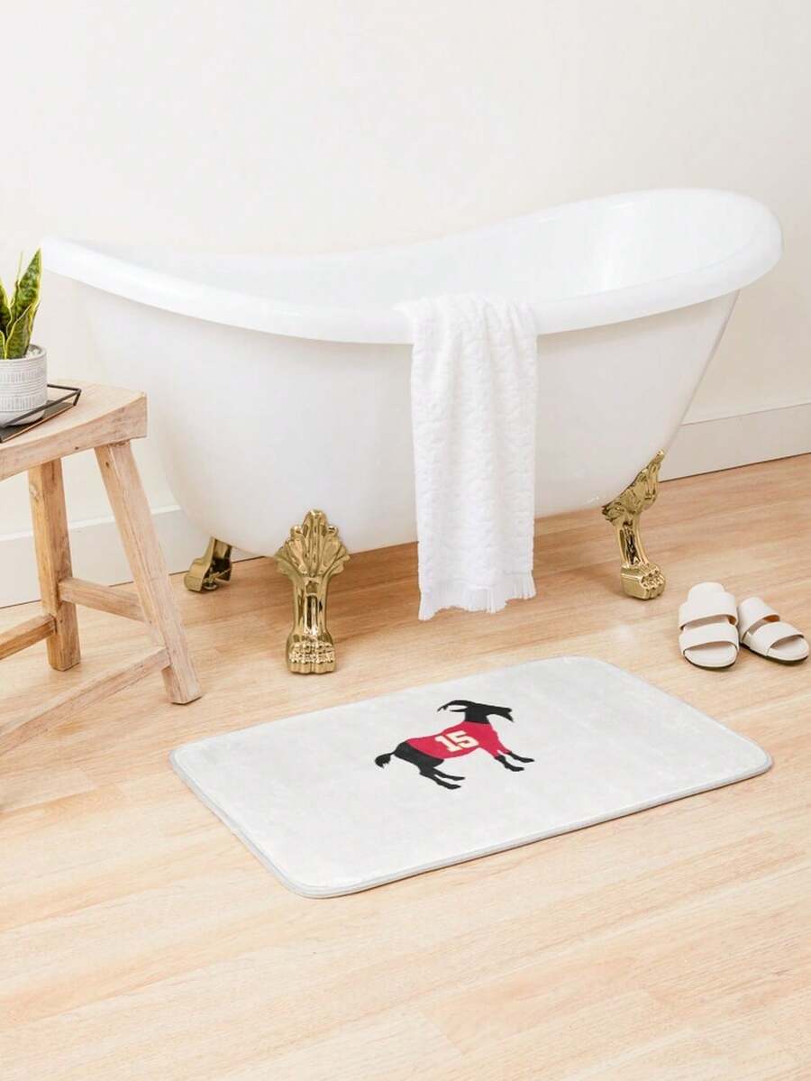 Mahomes GOAT  Made Of Microfiber, Quickdrying And AbS1orbent Fce Material, Hine WaS1HAble, Stain Resistant, Suitable For Room DE1coration, Kitchen, BatH1Room, S1Hower Room, Etc. - Diatomaceous Earth Floor Mats - View 1