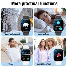 2026 New Silicone Strap Smartwatch For Men & Women, 180mAh Battery Capacity, Call Dial/Answer, Step Counting, Calorie Tracking, Multi-Sport Modes, Incoming Call/Message Alerts, Full-Screen Touch For Android/IOS, Elegant Gift - Multicolor - View 5