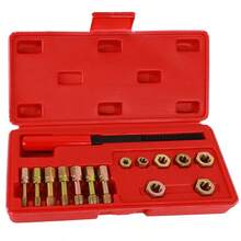 15Pcs/Set Metric Thread Restorer Tool Set Metric Rethread Repair Tool Thread Chaser - A - Ver 7