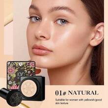 Mushroom Head Air Cushion CC Cream BB Cream - Long-Lasting Moisturizing And Radiant Effect - Comprehensive Coverage Of Blemishes, Moisturizing And Brightening For Natural Bare Makeup - Multicolor - View 12