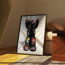 1张无框涂鸦海报，3张一套，可打印KAWS涂鸦海报，玩具，运动鞋，运动鞋图案 - 彩色 - 查看 15