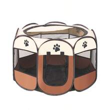 Portable Pet Playpen, Foldable Pet Exercise Fence Tent, Dog Puppy Cat Rabbit Indoor Outdoor Camping Game House - Multicolor - View 13