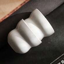 Ash-Glaze Prosperity & Blessing Tea Cup, Ceramic Small Tea Cup, Master Cup, Kung Fu Tea Set, Single Cup, Home Tea Cup, Water Cup - Multicolor - View 3