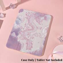 1个带笔槽的多角度磁吸支架保护套，支持自动休眠/唤醒功能，可爱平板电脑保护套，兼容Pro/Air/三星Galaxy A9/S9/S7/S10+/小米Pad/5/6/7 - 彩色 - 查看 9