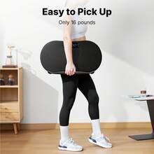 MERACH Vibration Plate Exercise Machine, Vibrating Platform For Lymphatic Drainage Weight Loss Muscle Activation, Full Body Home Exercise Equipment With LED Touch Screen Bluetooth Pull Cord - UK Plug(220-240V) - View 5