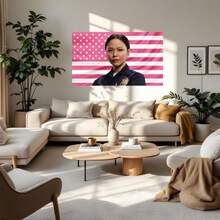 Pink Lucy Chen Tapestry – Aesthetic TV Show Wall Art – Bedroom Dorm Soft Pink Decor – Fan Gift - 1Pcs - 查看 4
