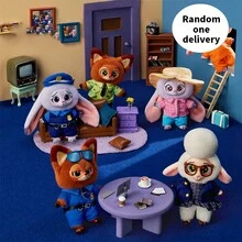 Miniso 迪士尼《疯狂动物城》角色毛绒盲盒 - 6款常规款式可选，柔软毛绒质感，3D立体面部特征，适合桌面摆设、随身挂件或作为生日礼物（随机发货1件） - 彩色 - 查看 12