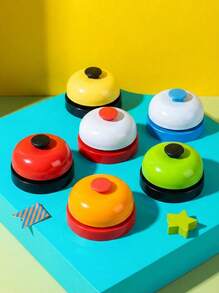 POKOJA LAND 1入手持答題鈴，適用於寵物服務鈴、狗或鳥類訓練鈴、桌面遊戲競猜鈴 - 彩色 - 查看 2