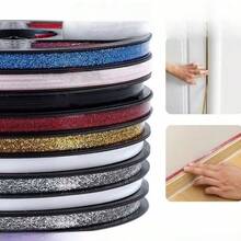 1PC 6m/236.22inch PVC Ceramic Tile Seam Fashion Self-Adhesive Seam Sticker Bathroom Waterproof Mildew Proof Gap Ceiling Edge Strips - Multicolor - View 6