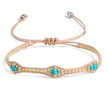 1pc Handmade Woven Bracelet For Women - Multicolor - View 14