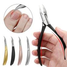 1pc Stainless Steel Toenail Clipper, Household Simple Toe Nail Nipper, Unisex Foot Care Tool, Pedicure, Ingrown Nail - 彩色 - 查看 2