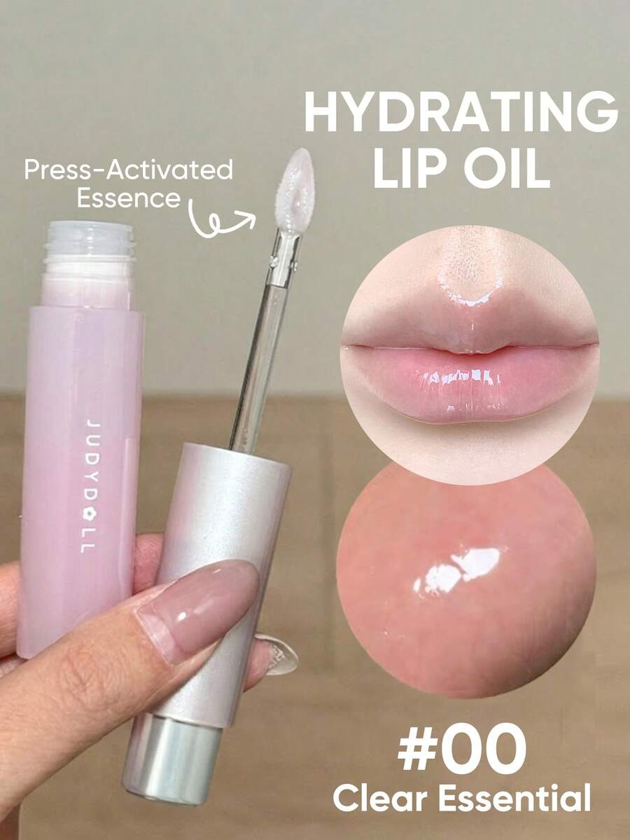 JUDYDOLL 保湿唇油，每日滋养唇部精华油，防止干燥，淡化唇纹，打造水润光泽双唇，深层滋润