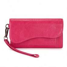 Women Wristlet Bags - Hot Pink - View 3