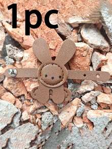 1pc Adjustable Rabbit Bag Charm, Suitable As Easter Party Gift, Soft Ears And Light Brown Strap Accessory, Fits Handbag, Backpack, Wallet - Charming Rabbit Pendant - Multicolor - View 10