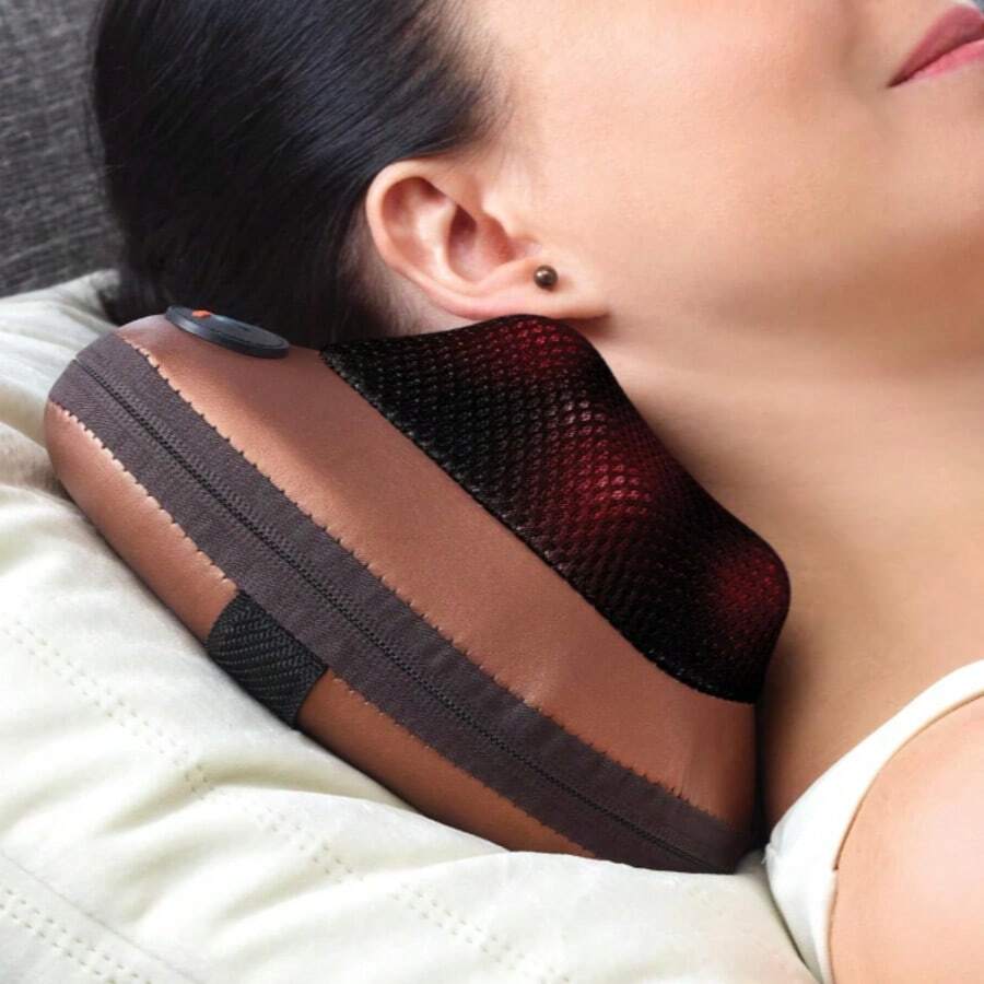 Masajeador Cuello Calor para Aliviar Dolor - Multicolor - Ver 1
