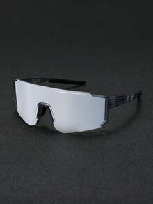 1 Pair Men's Outdoor Cycling Hiking Sports Goggles, One-Piece Purple & Blue Anti-Wind Protective Eyewear - Goggles - Multi-colored - View 9