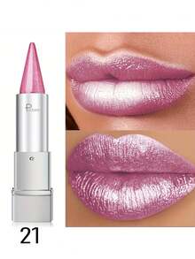 Pudaier Waterproof & Non-Stick Velvet Pearl Lipstick, Moisturizing & Smooth Texture Suitable For All Skin Tones, Valentine's Day Gift - 21 - 查看 1