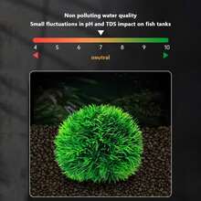 1/3pcs Aquarium Decor Grass Ball - PVC Lotus Grass Plant Cluster, For Fish Tank Landscaping - Artificial Water Plants Decor, Suitable For Aquatic Environment - Fade-Resistant Artificial Plant Decoration - A - View 6
