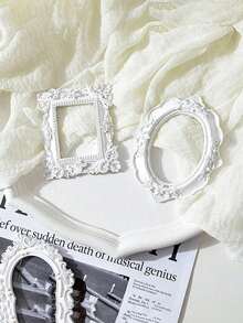 1个/10个装 欧式复古雕花相框 | 化妆饰品摄影道具 | 桌面装饰 | Switch贴纸 - 10號 - 查看 4