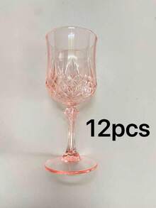 可重复使用的复古压纹塑料杯，经久耐用，可盛装果汁，适合派对和庆祝活动 - 查看 8