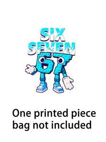 Blue 67 Letters Six Seven Print Women's Backpack - With 67 Number Design ,Backpack With Drawstring,Casual Foldable Shoulder Bag With Fixed Straps And Closure,Drawstring Gym Bags, Large Capacity Bag,Multifunctional Drawstring Bag - Multicolor - View 13