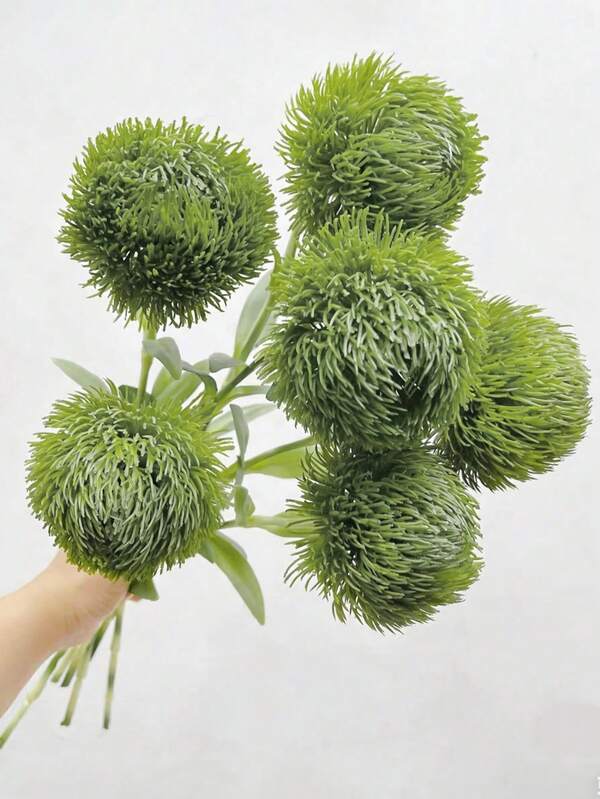 1/3 ramo de crisantemos artificiales, plantas de clavel artificial realistas, decoración elegante y retro, adecuada para el hogar, habitación, escritorio, fiesta, cumpleaños, dormitorio, boda, jardín, interior/exterior, Navidad, decoración del Día de San Valentín