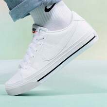 Nike Women's COURT LEGACY NN Casual Sneakers, Low-Top Skateboard Shoes, White, Spring 2026 New Arrival DH3161-101 - White - View 5