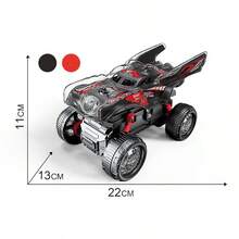 Diseño Popular de coches de pedal infantil con función de pulverización gcc, coches mixtos rojos y negros, coches laterales de murciélagos,Vehículo acrobático de spray de murciélagos,Vehículo acrobático en aerosol,Vehículo de control remoto por inducción de gestos,Coche de control remoto de música de iluminación - color aleatorio - Ver 2