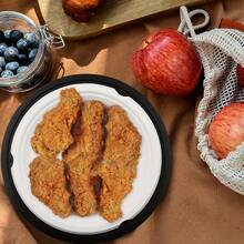 5个带凹槽的纸盘架，可重复使用的塑料盘架，结实耐用，适用于野餐、聚会、晚餐 - 多色 - 查看 6