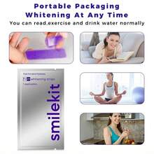 14 Pairs/28pcs Purple Teeth Whitening Strips, Deep Cleaning, Oral Care, Teeth Whitening Strips, Fresh Breath, Suitable For Travel And Home Use, Purple Teeth Whitening Strips, PAP Purple Dry Adhesive Teeth Whitening Strips - Purple Teeth Whitening Strips - 14 Pairs - View 9