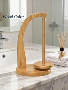 Magnetic Rotating Wooden Yarn Holder – Tangle-Free Spinner Stand For Knitting & Crochet - 木材顏色 - 查看 10